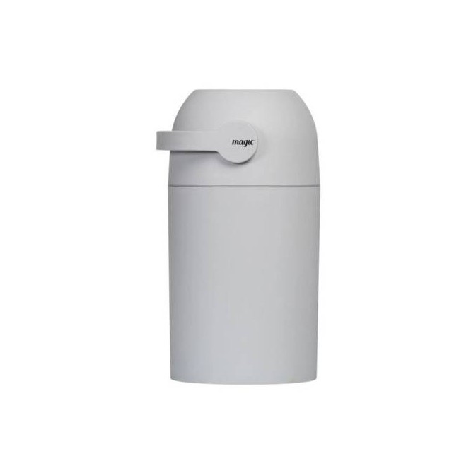 Kosz na zużyte pieluchy z workami Light Grey Magic