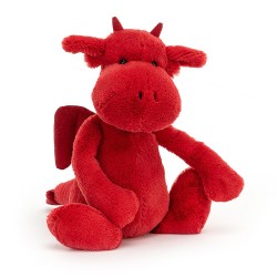 Smok Bashful Red Dragon Jellycat