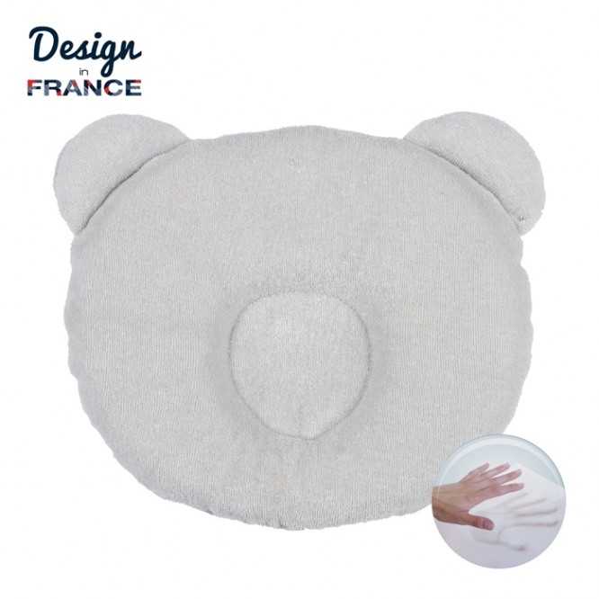 Candide Poduszka z Pamięcią Kształtu Panda Dark Grey