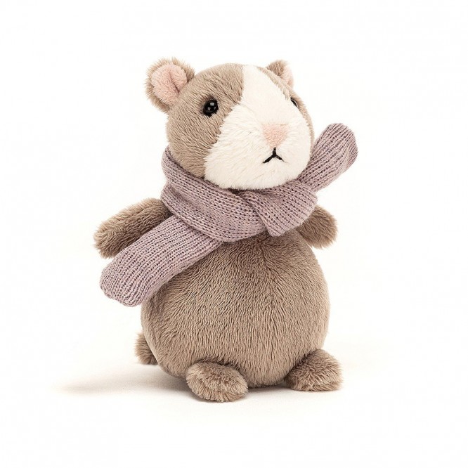 Chomik w szaliku Jellycat