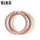 BIBS zawieszki LOOPS blush-woodchuck-ivory