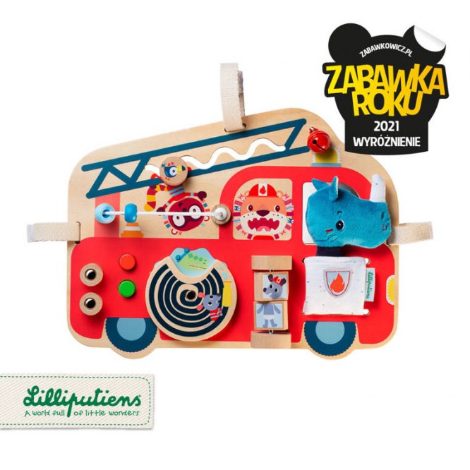 Lilliputiens Tablica Manipulacyjna Wóz Strażacki