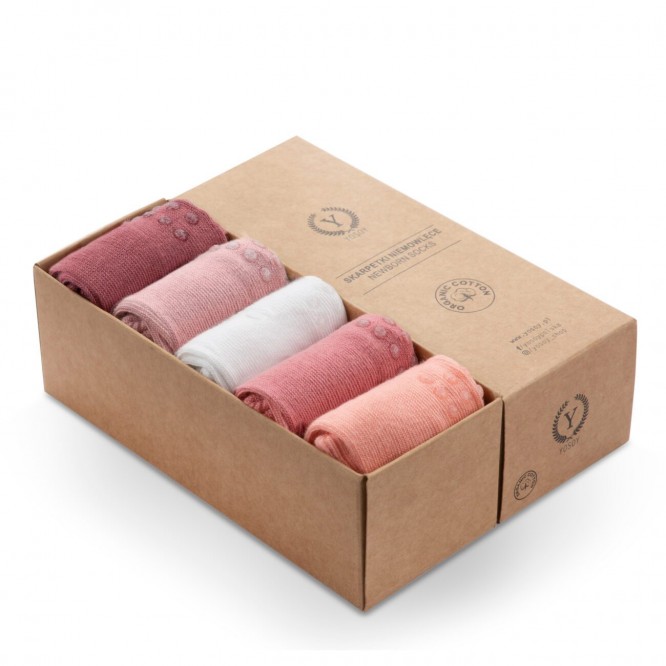 YOSOY Skarpetki Niemowlęce Zestaw Pink