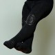 GoBabyGo Antypoślizgowe Rajstopy do nauki chodzenia 6-12 m-cy Black