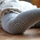 GoBabyGo Antypoślizgowe Rajstopy do nauki chodzenia 6-12 m-cy Grey Melange