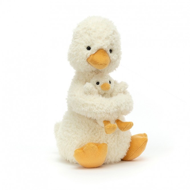 Kaczka z dzieckiem Huddles Jellycat