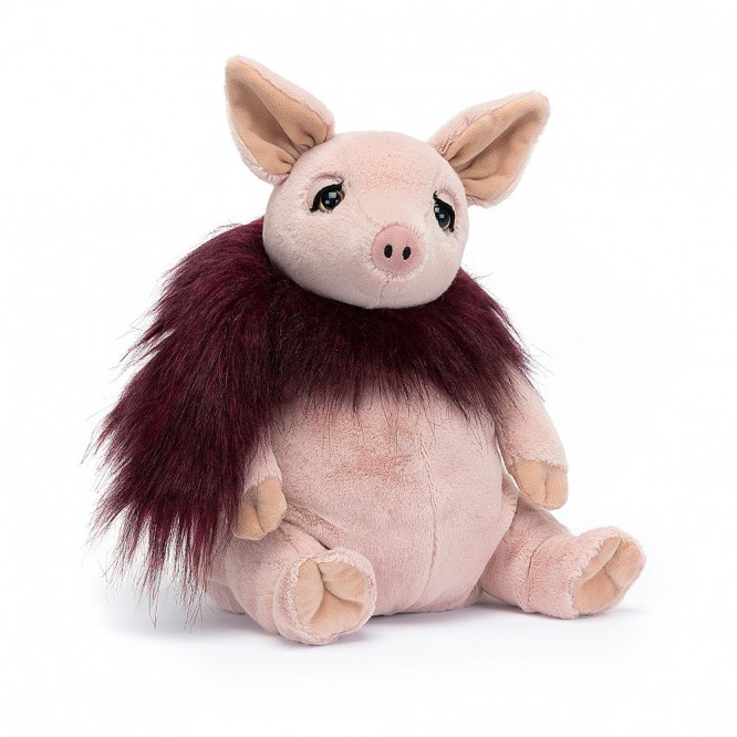 Świnka z szalem Boa Jellycat