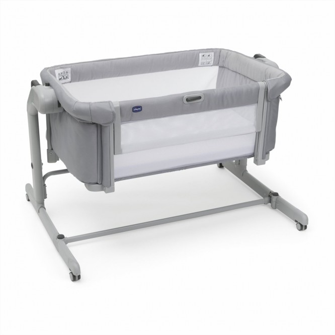 Łóżeczko Chicco Next2Me Magic Evo Grey Mist