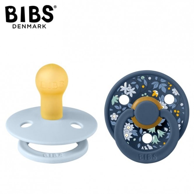 BIBS smoczek uspokajający S Liberty CHAMOMILE LAWN BABY BLUE 