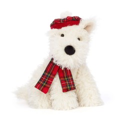 Pies Terrier Munro w Czapce i Szaliku  Jellycat