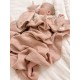 Yosoy Kocyk 100% Merino Wool Stars 100x80 light dusty pink