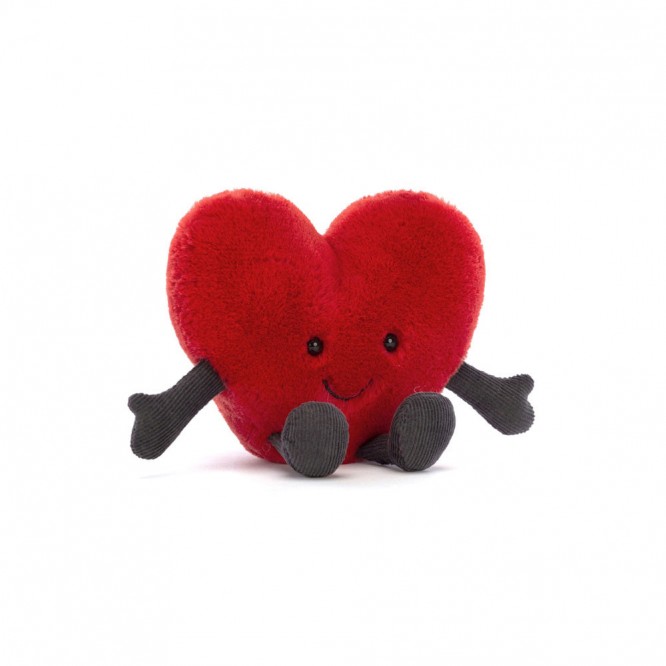 Amuseables Serce Czerwone Jellycat