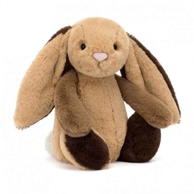 Królik Patchwork 31cm Brązowy Bashful Jellycat