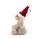 Króliczek w Czapce Mikołaja Zawieszka Jellycat