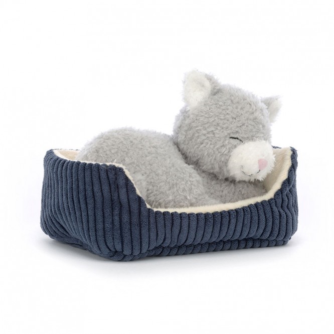 Śpiący Kotek w Legowisku Jellycat