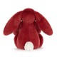 Królik Bashful 18cm Wiosenny Jellycat Żurawinowy