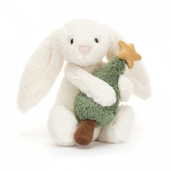Wesoły Króliczek z Choinką Jellycat