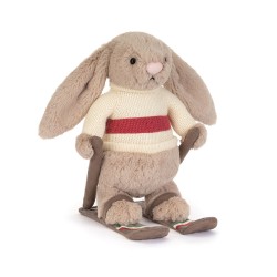 Króliczek Beżowy na Nartach Jellycat