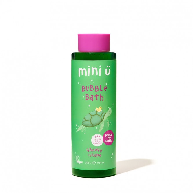 Naturalny Bąbelkowy Płyn do Kąpieli Mini U Winogrono