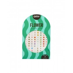 Naklejki na paznokcie 120 sztuk OMY Flower