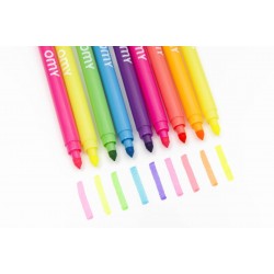 Neonowe flamastry 9 sztuk OMY