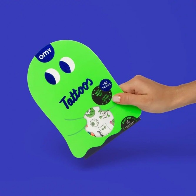 Tatuaże dla dzieci 50 sztuk OMY Boo