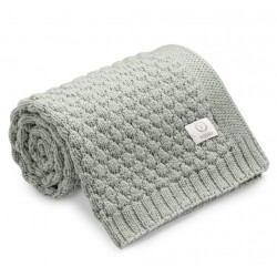 YOSOY Kocyk 100% Merino 100x90 cm sage