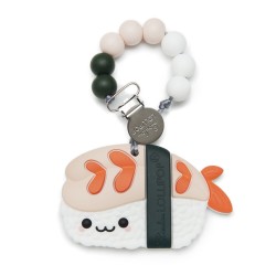 Gryzak silikonowy z zawieszką Ebi Sushi