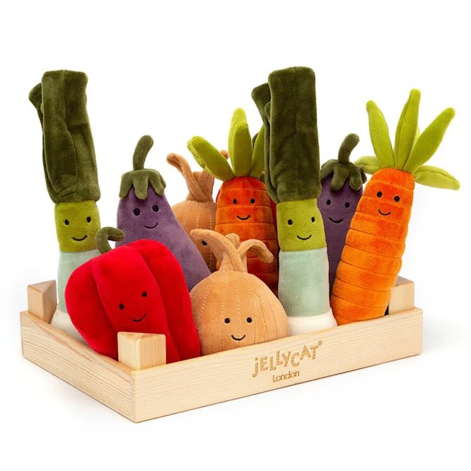 Jellycat pluszaki warzywa i owoce